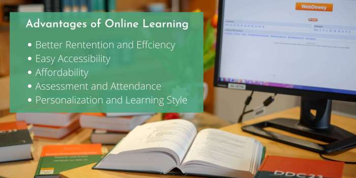 Online learning advantages published march