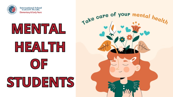 Mental health schools education behavior infographic incorporate student into